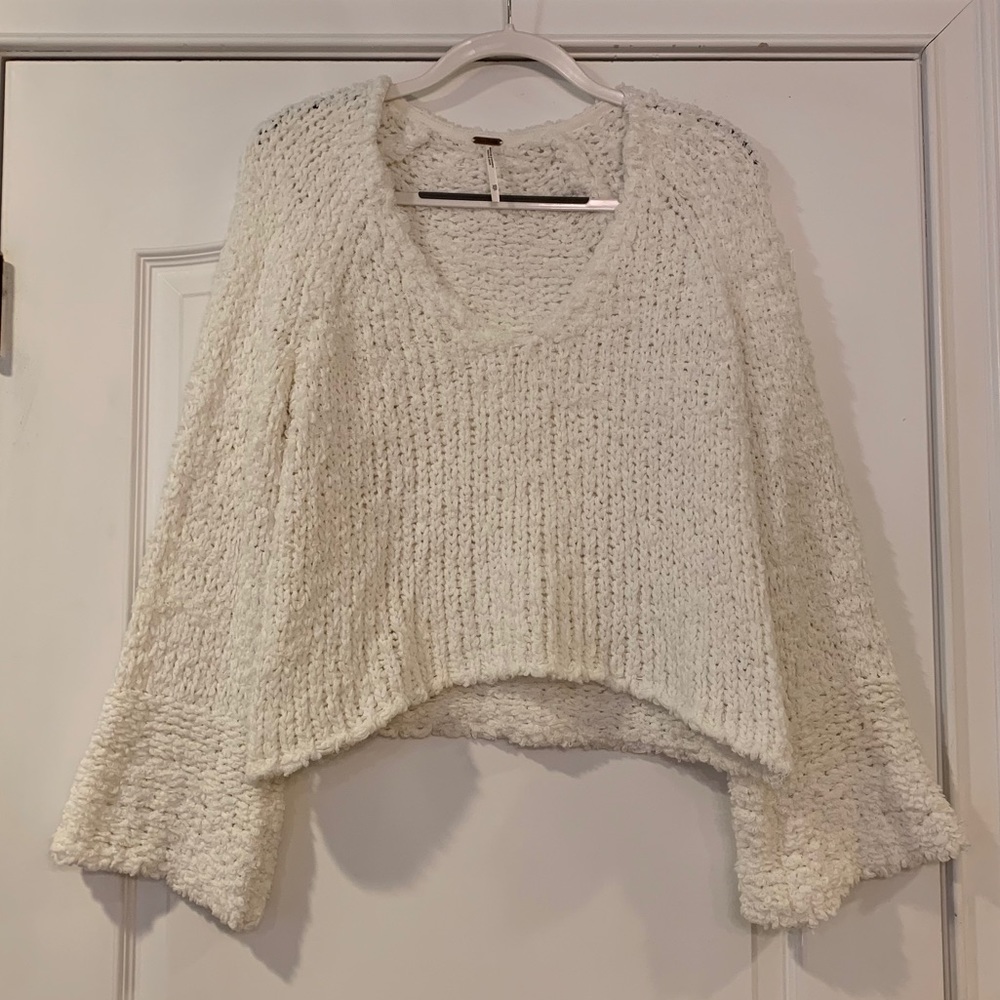 Free people knit sweater, size XS